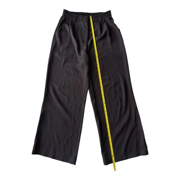 Sassy Zoey Farah Pant Black pants women's size Small, US 2  EU34 UK6 wide legs - Picture 7 of 14
